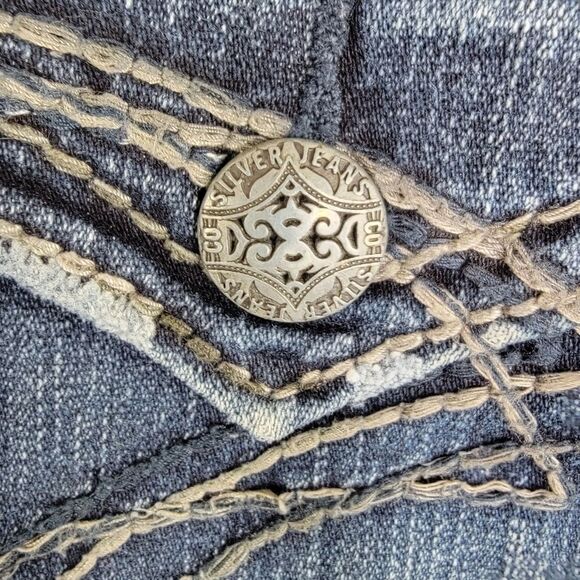 Silver Suki surplus bootcut denim jeans size 29x32 - Picture 7 of 9